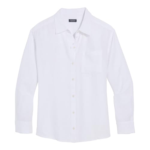 Women's Linen Relaxed Button Down