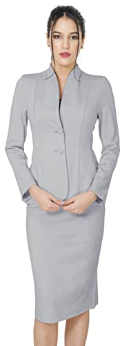 Women's Formal Office Business Work Jacket Skirt Suit Set