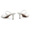 Kitten Heels for Women – Low Heels, Slip-On Open Toe Heeled Mules with 2 Straps, Dressy Short Heeled Sandals for Wedding, Party