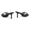 Women's Low Heels Stiletto Heeled Slides, Open Toe One Band Slip-On Heeled Mules – Dressy Heeled Sandals for Prom, Party Wedding