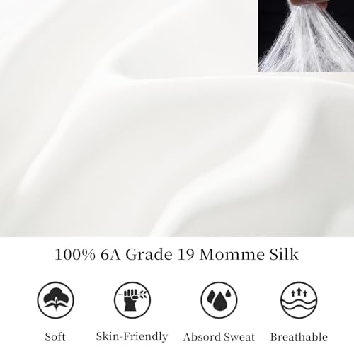 Silk Blouses for Women Long Sleeve Elegant Button Down Shirts Ruched V-Neck Fashion Blouse Ladies Summer Classic Flowy Tops