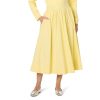 Women's Arlo Voluminous Cotton Poplin Midi Skirt