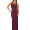 Women's Beaded Column Long Dress