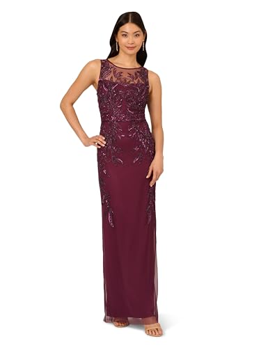 Women's Beaded Column Long Dress