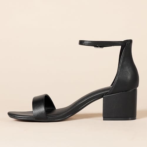 Women's Two Strap Heeled Sandal