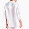Women's Linen Relaxed Button Down