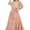 Women's Gypsy 25 Yard Solid Color Cotton Skirt
