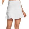 Tennis Skirt for Women 17"/19" High Waisted Womens Golf Skirts with Shorts Pockets Ruffle Pleated Athletic Skorts