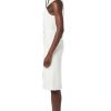 Women's Sleeveless Collared Halter Utility Dress with Pockets