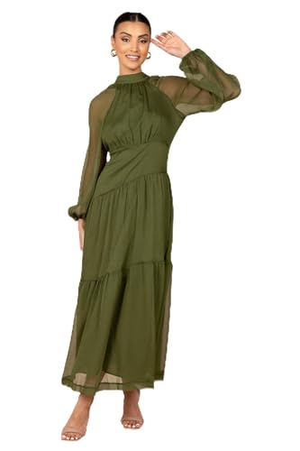 Women's Julip Sheer Long Sleeve Maxi Dress