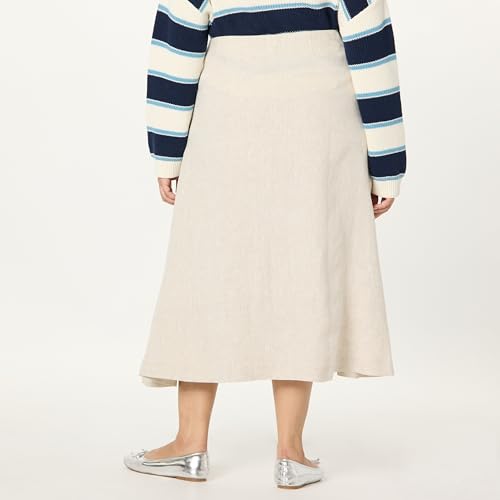 Women's Standard Sicily Linen Midi Skirt