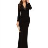 Women's Tuxedo Long Dress