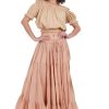 Women's Gypsy 25 Yard Solid Color Cotton Skirt