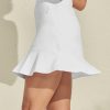 Tennis Skirt for Women 17"/19" High Waisted Womens Golf Skirts with Shorts Pockets Ruffle Pleated Athletic Skorts