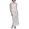 Women's Lightweight Linen Midi Skirt