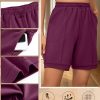 3 Pack Women's Athletic Drawstring Shorts Bermuda Long Sweat Short High Waist 9 Inch Loose Casual Pants with Pockets