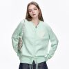 Womens Button-Down Cardigans Knit Stretchy Sweaters Drawstring Lightweight