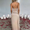 Satin Bridesmaid Dress for Wedding One Shoulder Mermaid Prom Dresses 2025 for Women Formal KF014