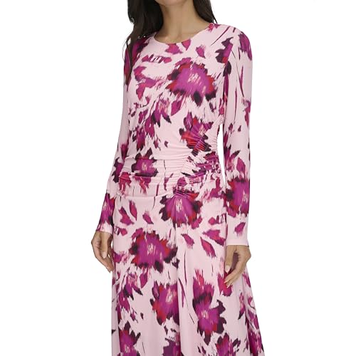 Women's Printed Long Sleeve Dress