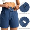 Women's 5" Hiking Golf Shorts with Pockets High Waist Stretch Cargo Short Shorts for Women Casual Summer