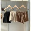 Women's 3 Pack Linen Shorts Summer Lounge Sleep Pajama Boxer Shorts