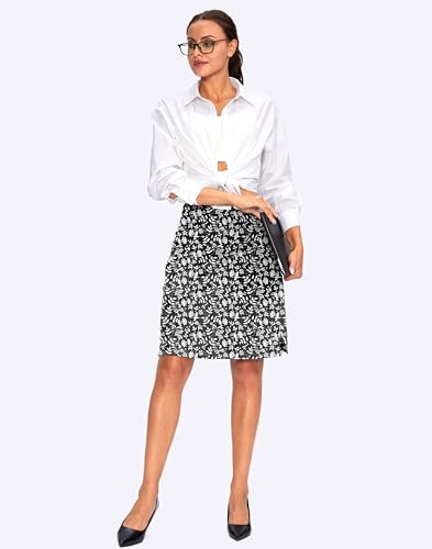Women's 20" Knee Length Skorts Skirts UPF50+ Athletic Tennis Golf Skirt for Women Casual Summer Skirts