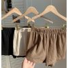 Women's 3 Pack Linen Shorts Summer Lounge Sleep Pajama Boxer Shorts