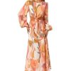 Women's Laquin Long Sleeve Maxi Dress