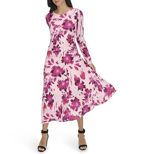 Women's Printed Long Sleeve Dress