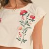 Women Floral Embroidery Dress Sleeveless 2 Piece Tank Top and Skirt Loose Fit Boho Dress