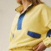 Quarter Button Sweatsuits Women Oversized Color Block Sweatshirts Sets Shorts Tracksuits 2025 Casual 2 Piece Outfits