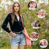 Silk Blouses for Women Elegant Tops Summer Spring Shirts Mulberry Silk Button Down Shirt
