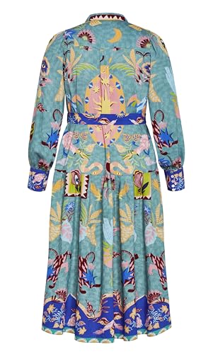 Women's Plus Size Dress-Calista Maxi