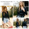 Silk Blouses for Women Elegant Tops Summer Spring Shirts Mulberry Silk Button Down Shirt