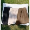Women's 3 Pack Linen Shorts Summer Lounge Sleep Pajama Boxer Shorts