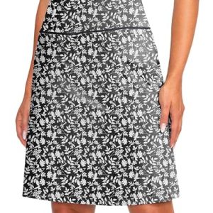 Women's 20" Knee Length Skorts Skirts UPF50+ Athletic Tennis Golf Skirt for Women Casual Summer Skirts
