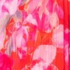 Women's Sleeveless Long Halter V Neck Printed Pleated Spaghetti Strap Dress