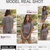 Two 2 Piece Sets for Women Short Sleeve Shirts High Waisted Shorts with Pockets Pajamas Lounge Matching Set