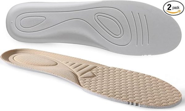 Anti-Odor Insoles for Men & Women – Breathable Foam Replacement Inserts for Everyday Shoes